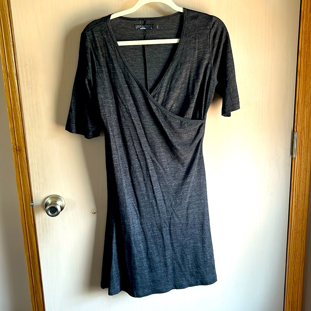 Charcoal grey lightweight dress
